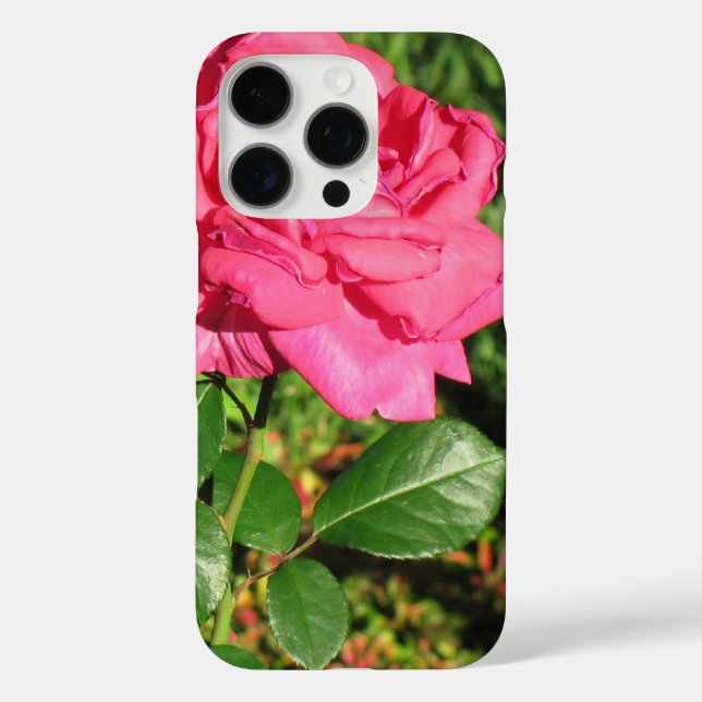 Rosa Telefongehäuse iPhone 16 Pro Hülle (Rückseite)