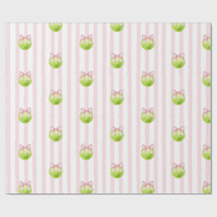 Rosa Tennisball im Prepper-Stil Geschenkpapier