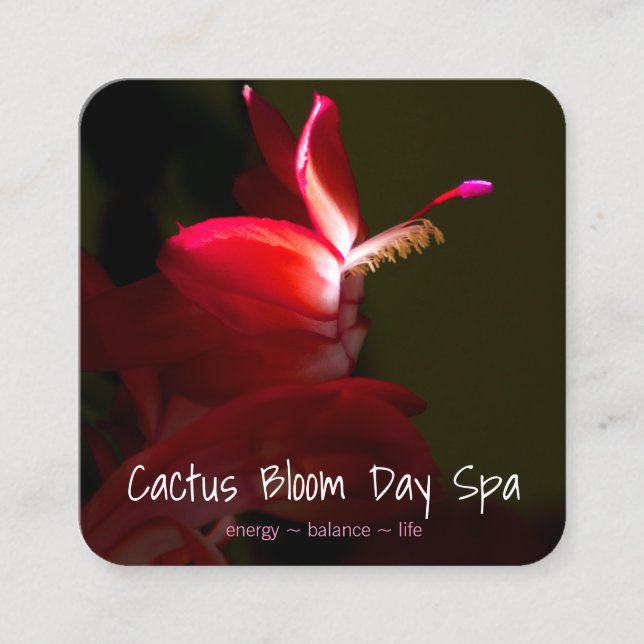 Rosa Terminkarte (Vorderseite)