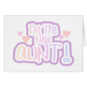 Rosa Text bin ich die neue Tante