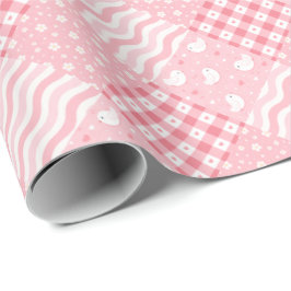 Rosa Texturen Geschenkpapier
