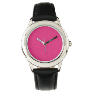 Rosa texturierte Oberfläche mit subtilen Wirbelmus Armbanduhr