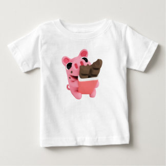 Rosa the Pig Chocolate Baby T-shirt