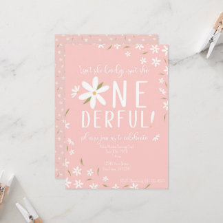 Rosa Thema ist nicht einladend am Geburtstag Einladung