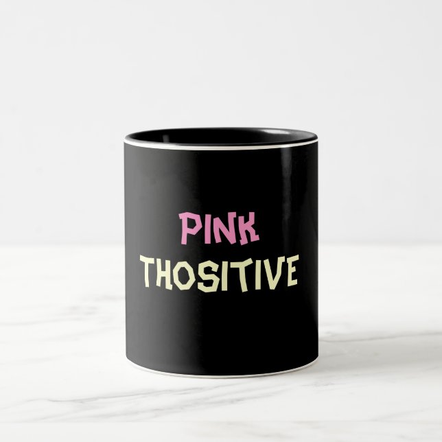 Rosa Thositive Tasse (Mittel)