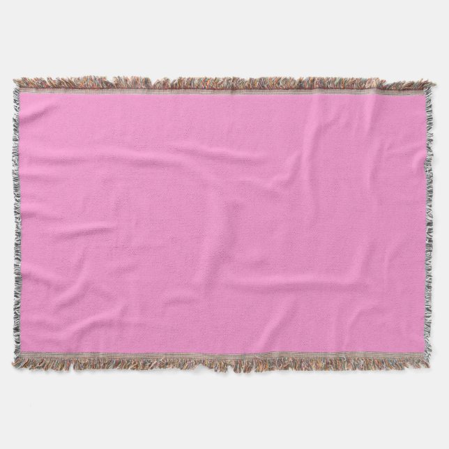 Rosa Throw Blanket Decke (Vorderseite)