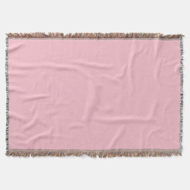 Rosa Throw Blanket Decke (Vorderseite)