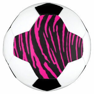 Rosa Tiger Streifen Fußball