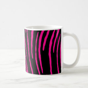 Rosa Tiger Streifen Kaffeetasse
