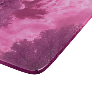 Rosa Töne Infrarot-Wolke Schneidebrett