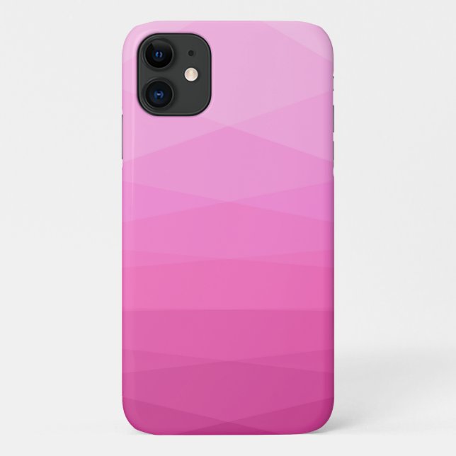 Rosa Töne Polygonal Case-Mate iPhone Hülle (Rückseite)