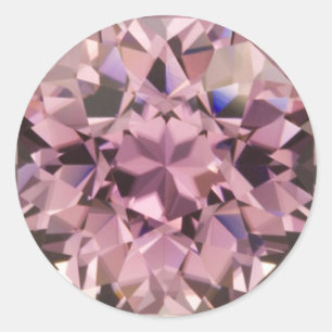 Rosa Tourmaline 3 Aufkleber