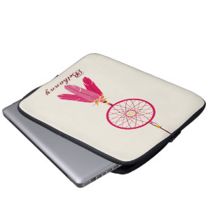 Rosa Traumfänger-Elektronik-Tasche Laptopschutzhülle