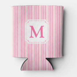 Rosa Trippelstreifen| Monogram Cabana Dosenkühler