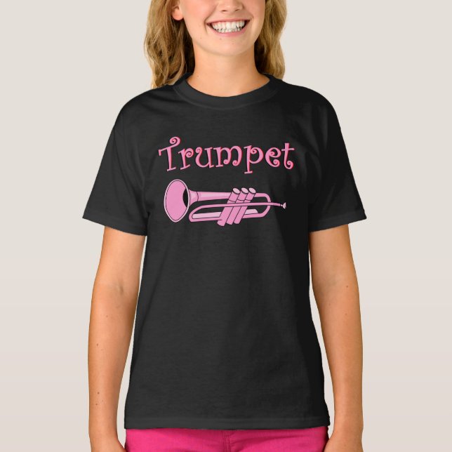 Rosa Trompete T-Shirt (Vorderseite)