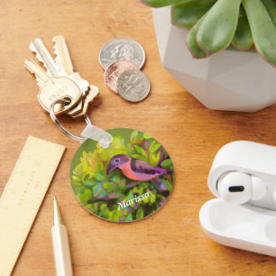 Rosa Tukane Schlüsselanhänger