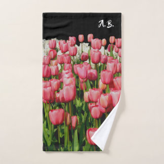 Rosa Tulpe-Frühlings-Entwurfs-Wohngestaltung Badhandtuch Set