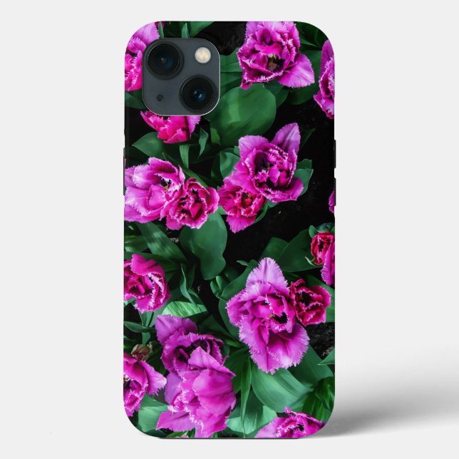 Rosa Tulpen Blume Case-Mate iPhone Hülle (Rückseite)