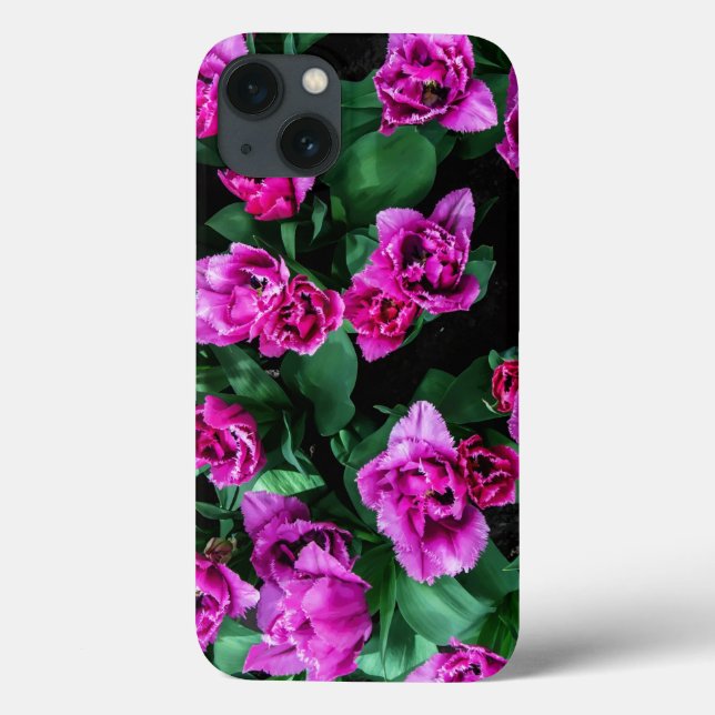Rosa Tulpen Blume Case-Mate iPhone Hülle (Rückseite)