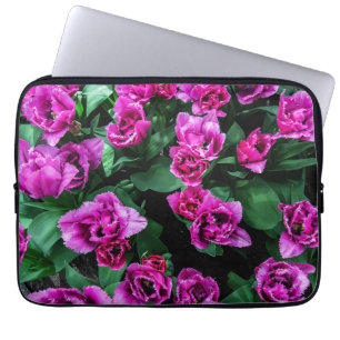 Rosa Tulpen Blume Laptopschutzhülle