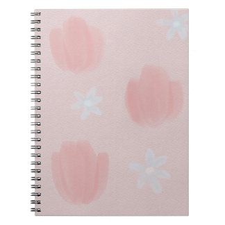 Rosa Tulpen Notizbuch Notizblock