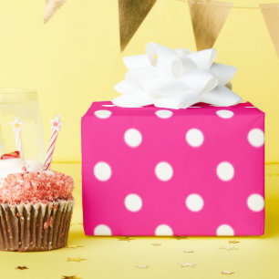 Rosa Tupfen Geschenkpapier