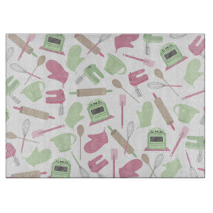 Rosa u. grünes Küchen-Schneidebrett Schneidebrett