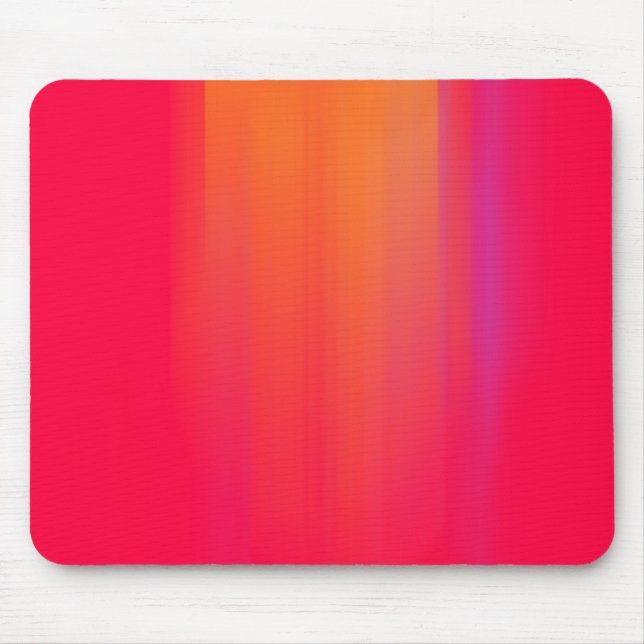 Rosa u. orange Bewegungszittern: Mousepad (Vorne)