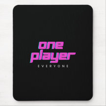 Rosa und Blau Ein Player Mousepad