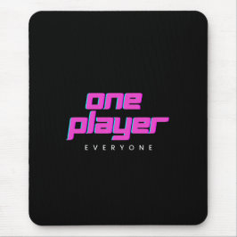 Rosa und Blau Ein Player Mousepad