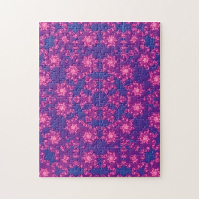 Rosa und Blau Kaleidoskop Gradient (Vertikal)