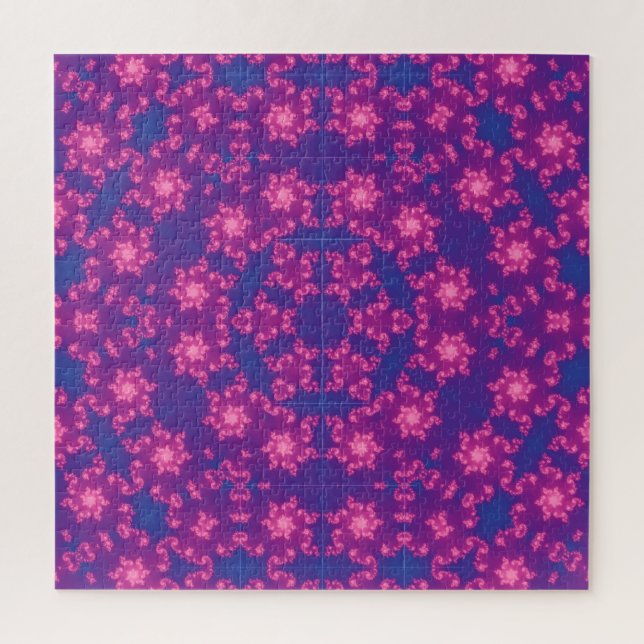 Rosa und Blau Kaleidoskop Gradient (Vertikal)