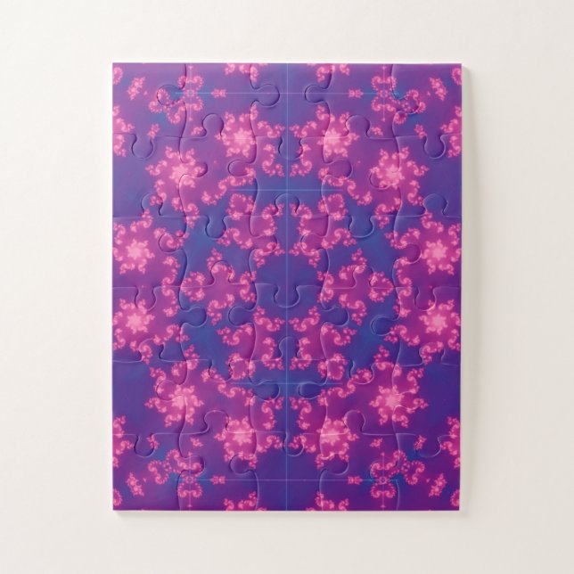Rosa und Blau Kaleidoskop Gradient (Vertikal)