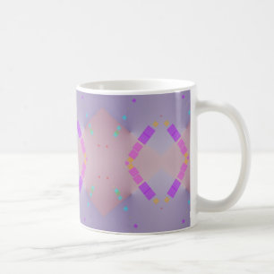 Rosa und Blau mit einem Prise Lavendel Kaffeetasse