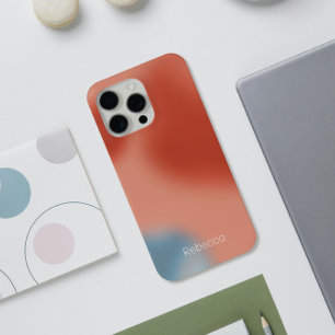 Rosa und blaue Gradient Blasen Case-Mate iPhone Hülle