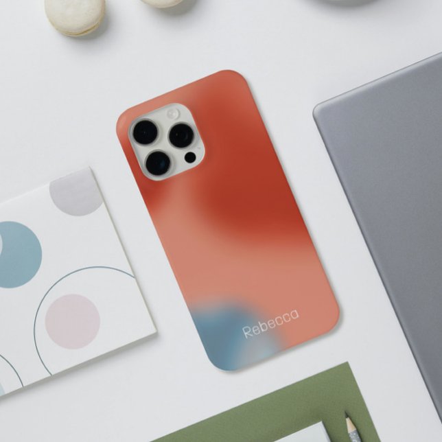 Rosa und blaue Gradient Blasen Case-Mate iPhone Hülle (Von Creator hochgeladen)