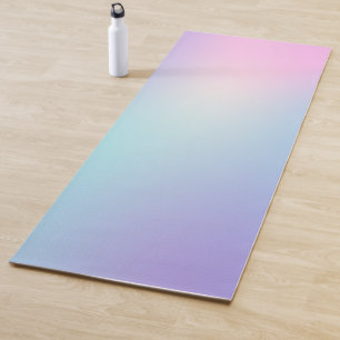 Rosa und blaue Ober Yogamatte