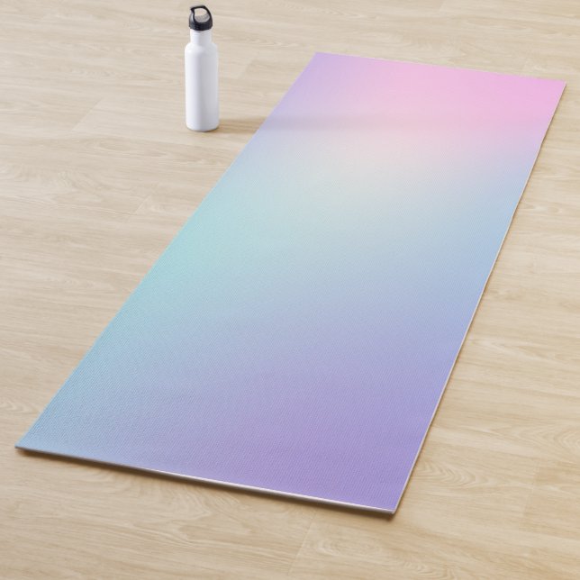 Rosa und blaue Ober Yogamatte (Beispiel)