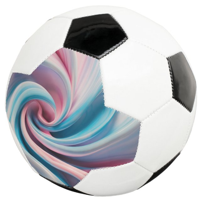 Rosa und blaue Pastellfarben | Fußball (Dreiviertel)