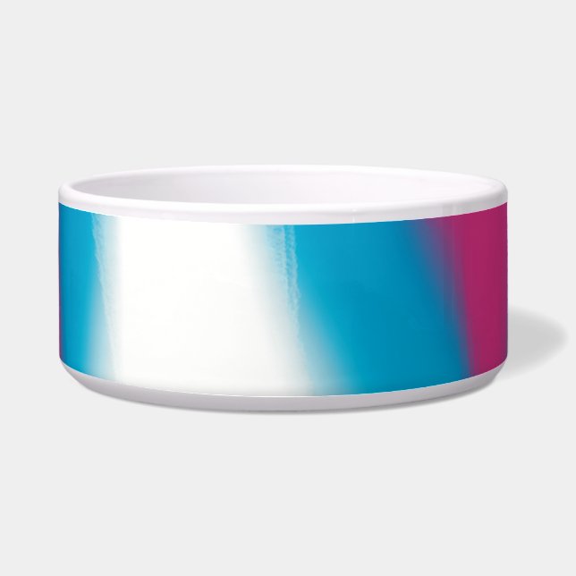 Rosa und blaue Wellen Napf (Vorderseite)