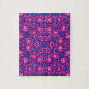 Rosa und Blauer Kaleidoskop