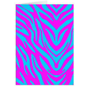 Rosa und blaues Abstraktes Zebra