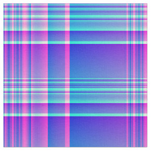 Rosa und blaues kariertes Checkered Stoff