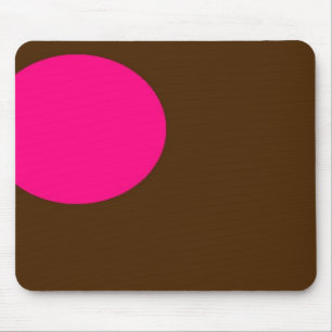 rosa und braunes mousepad