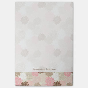 Rosa-und Brown-Mama-Muster Post-it Klebezettel