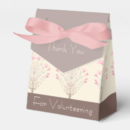 Rosa und Creme mit Braun Geschenkschachtel