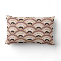 Rosa und dunkel Lila Art Déco