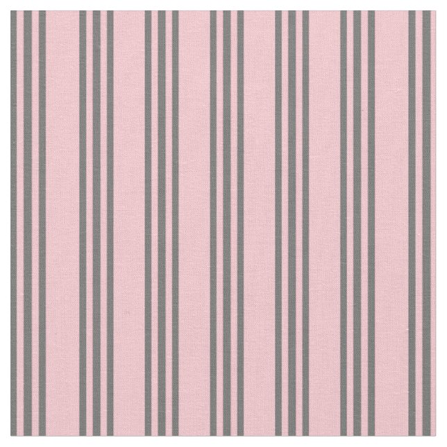 Rosa und dunkelgraue Streifen Stoff (Nahaufnahme)