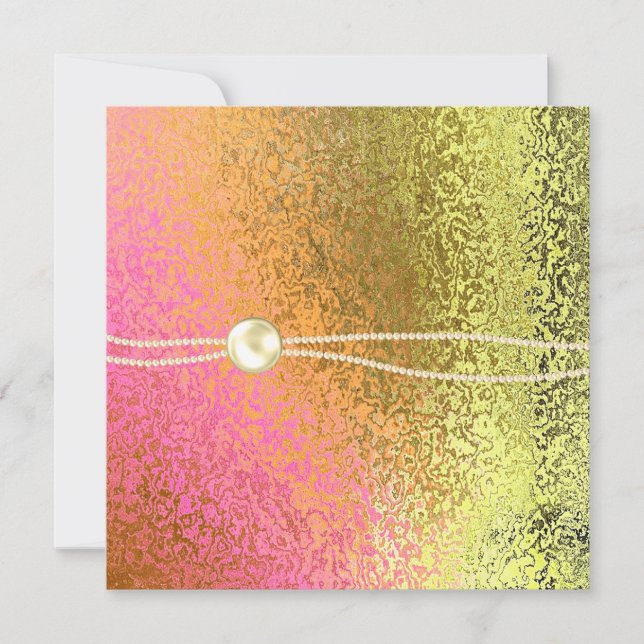 Rosa und einladung (Vorderseite)