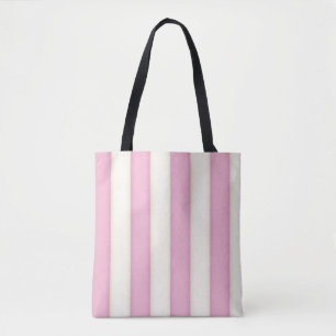 Rosa und Elfenbeinküste Viktorianische Streifen E Tasche